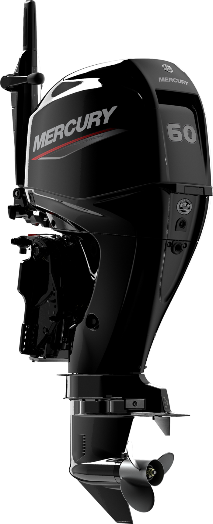 2022 Mercury 40HP SeaPro Command Thrust EFI Outboard Motor Big Tiller