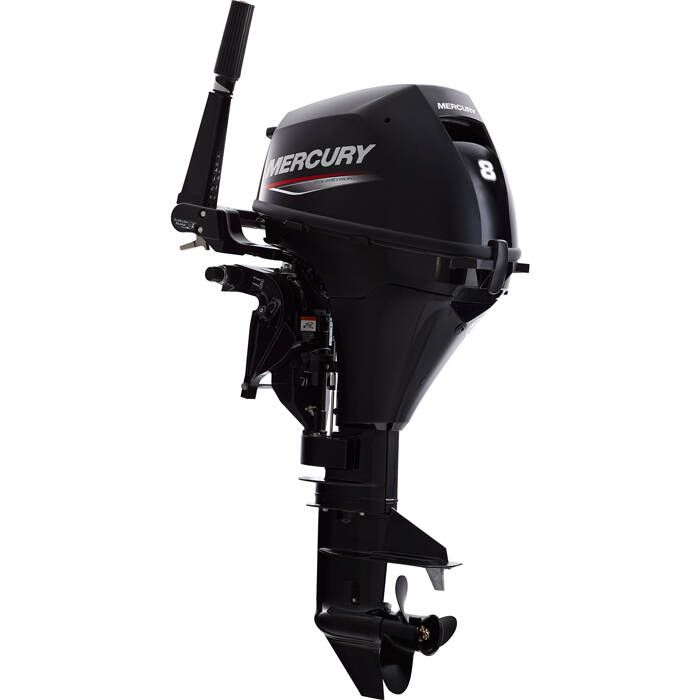 8-hp-4-stroke-outboard-motor-1f08301bk-3.jpg Mercury 8 HP Tiller Outboard Motor – 2022 - Image 1