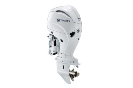 Tohatsu MFS115AWETL 115HP EFI 4 Stroke Outboard Motor White Cowling
