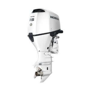 Honda BF115JXRA 115HP Outboard Motor – Extra-Long Shaft (25"), White