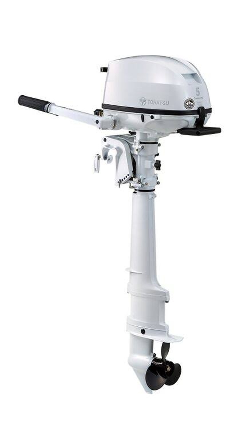 Tohatsu MFS5DLPGSPROL 5HP Outboard Motor – Long Shaft (20"), Sail Pro