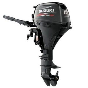 Suzuki DF15ATHLOU 15HP Outboard Motor – Long Shaft (20")