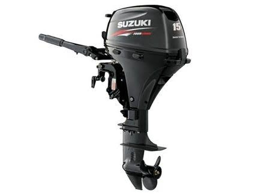 Suzuki DF15ATHLOU 15HP Outboard Motor – Long Shaft (20")