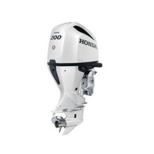 Honda BF200DXCDA 200HP Outboard Motor – Extra-Long Shaft (25"), Counter-Rotation, White, iST