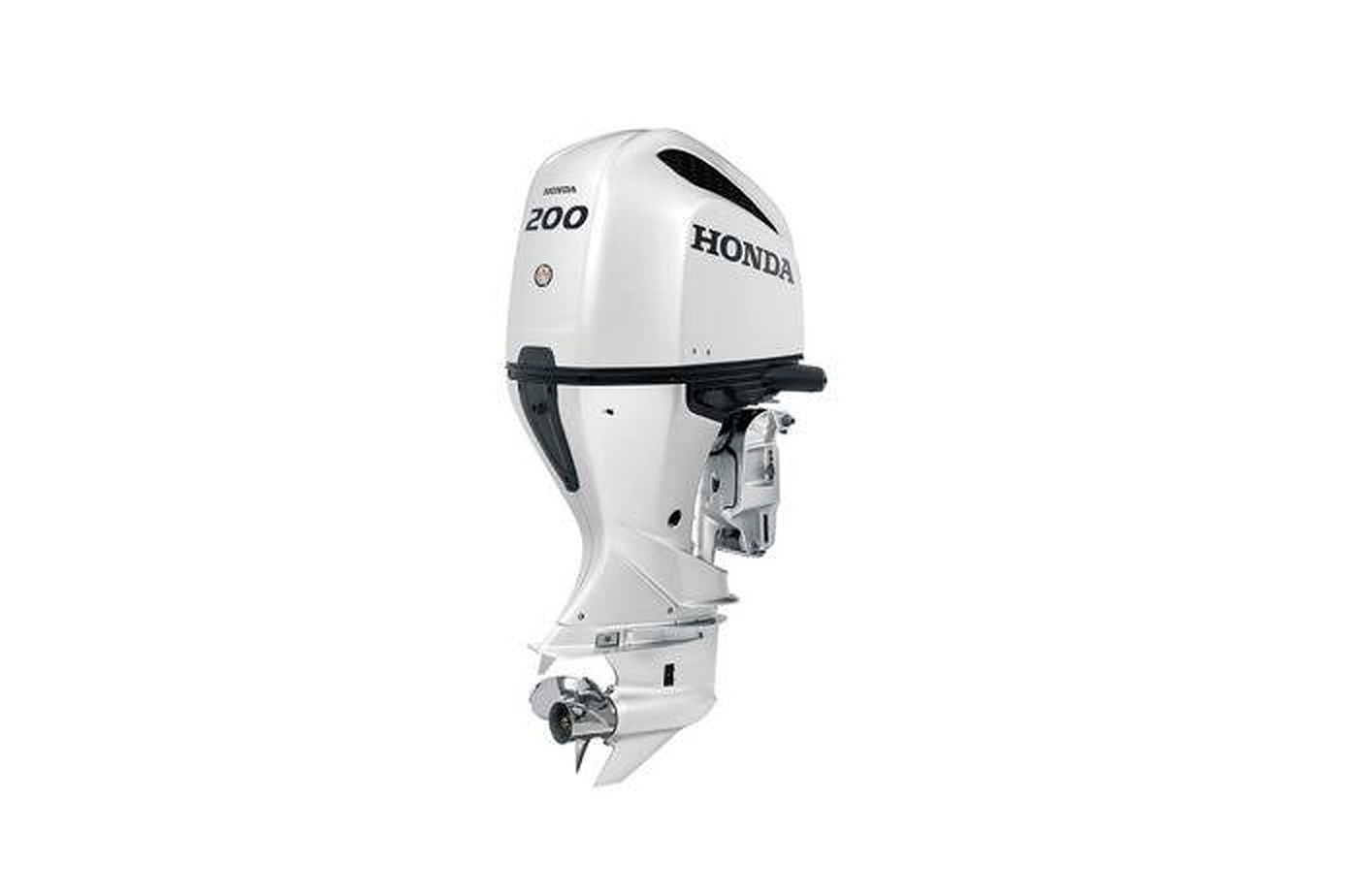 Honda BF200DXCDA 200HP Outboard Motor – Extra-Long Shaft (25"), Counter-Rotation, White, iST
