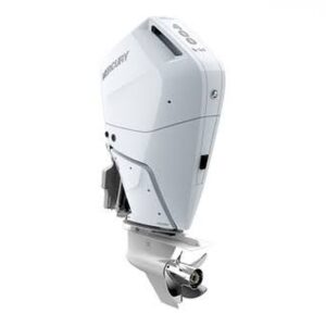 Mercury 400CXXL Outboard Motor – Extra-Extra-Long Shaft (30"), Counter-Rotation, White, Verado