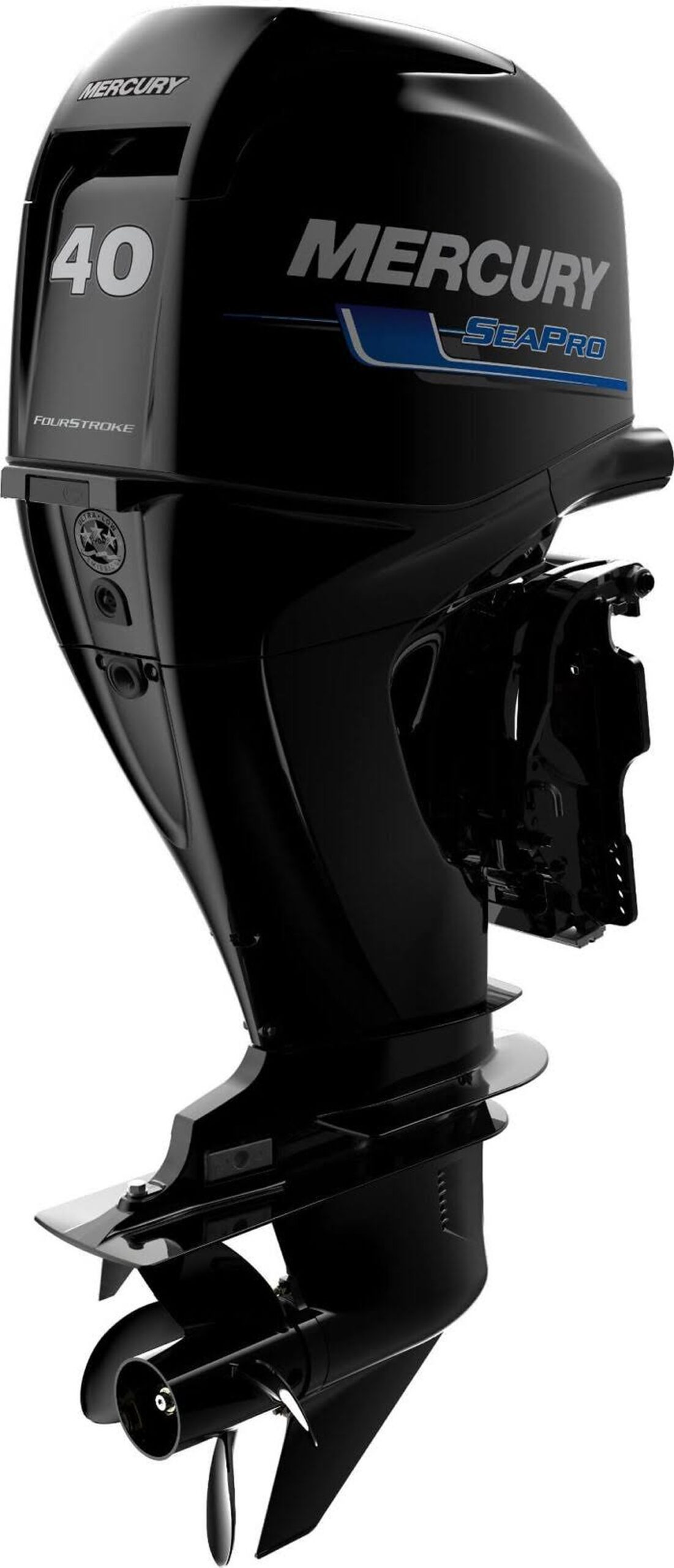 Mercury 40ELPT Outboard Motor – Long Shaft (20"), Command Thrust, SeaPro