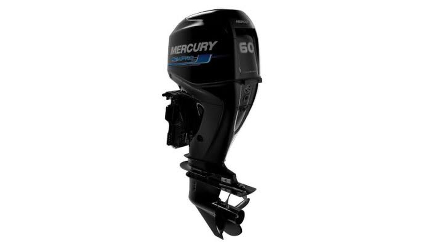 Mercury 60EXLPT Outboard Motor – Extra-Long Shaft (25"), Command Thrust, SeaPro