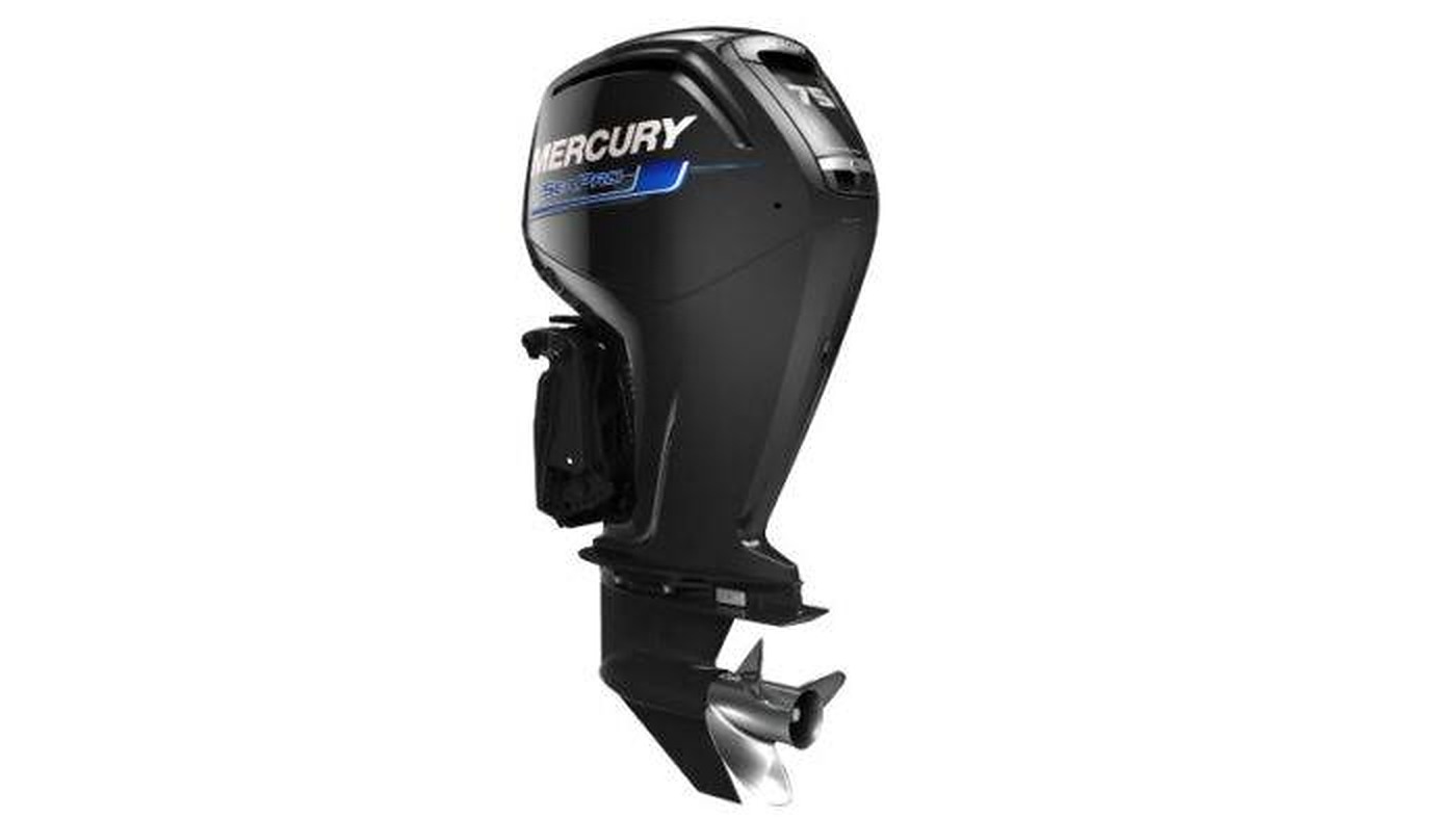 Mercury 75ELPT Outboard Motor – Long Shaft (20"), Command Thrust, SeaPro