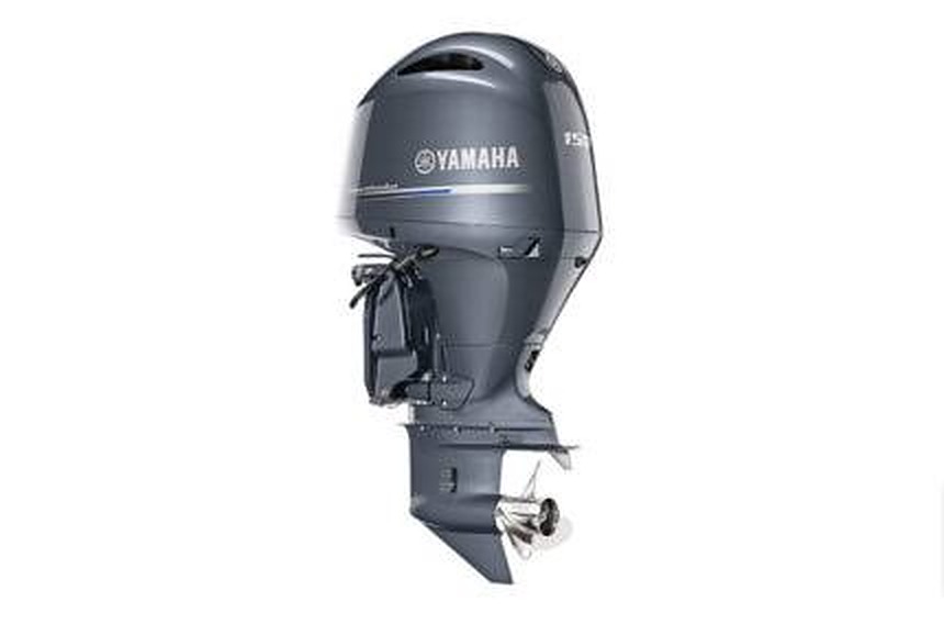 Yamaha F150XCA 150hp Outboard | Extra Long (25") Shaft | Midnight Blue Cowling — Scratch & Dent