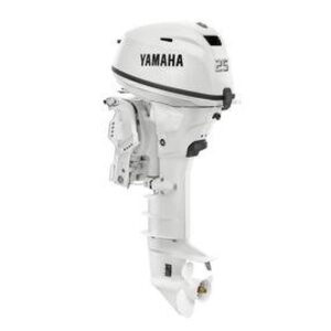 Yamaha T25XWTC2 25hp High Thrust | Extra Long (25") Shaft | White