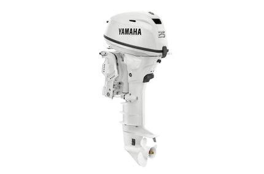 Yamaha T25XWTC2 25hp High Thrust | Extra Long (25") Shaft | White