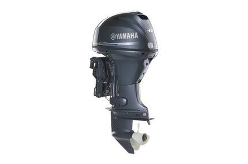 Yamaha F30LA 30hp Outboard | Long (30") Shaft | Midnight Blue Cowling