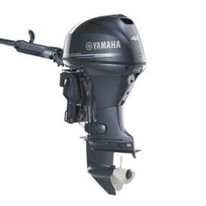 Yamaha F40LEHA 40hp Outboard | Long (20") Shaft | Midnight Blue Cowling