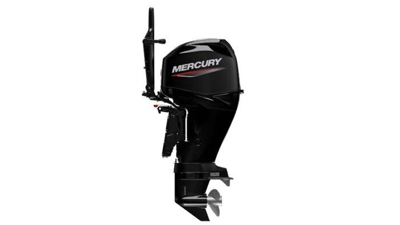Mercury 50ELPT 50HP FourStroke Outboard Motor – Long Shaft (20"), EFI, Power Trim