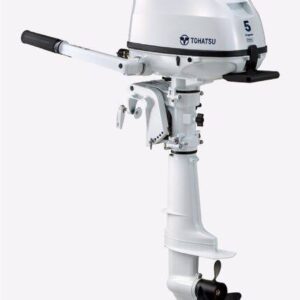 Tohatsu MFS4DS 4HP Portable FourStroke Outboard Motor – Short Shaft (15")