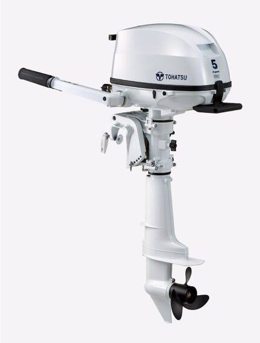 Tohatsu MFS4DS 4HP Portable FourStroke Outboard Motor – Short Shaft (15")