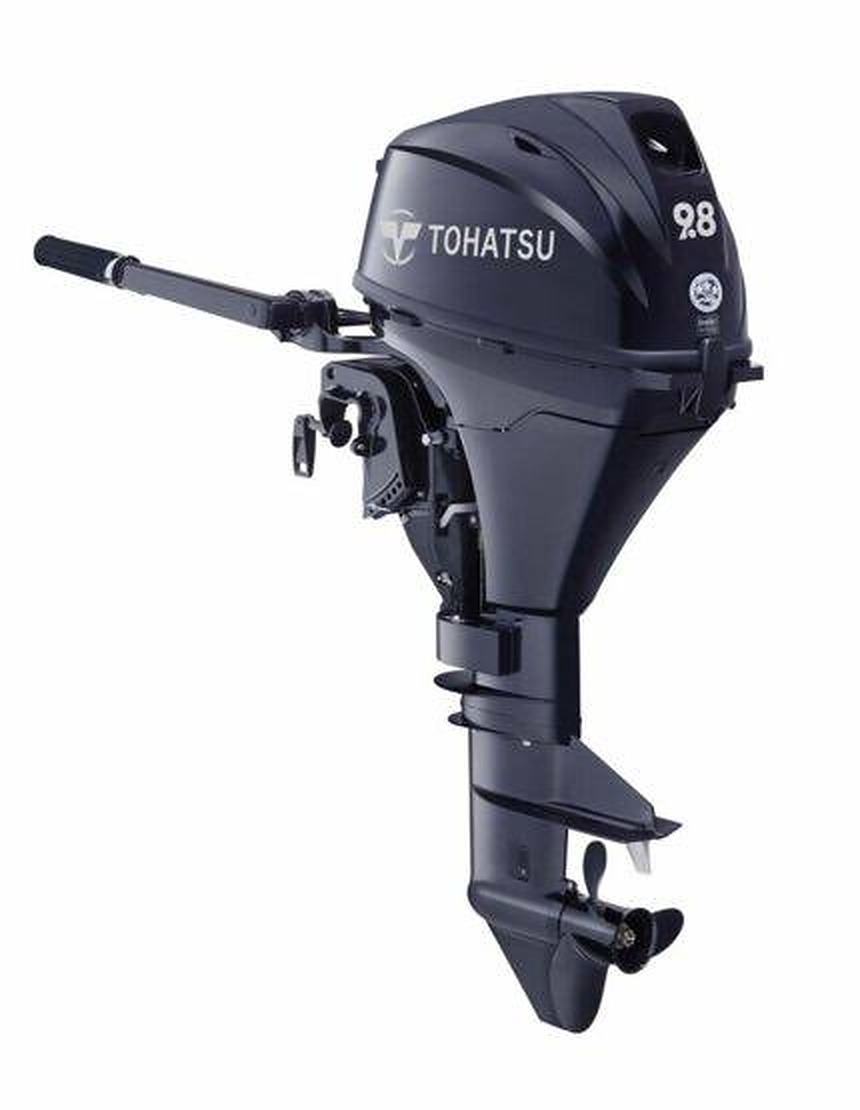 Tohatsu MFS8BL 8HP Portable FourStroke Outboard Motor – Long Shaft (20")